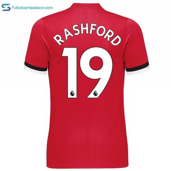 Camiseta Manchester United 1ª Rashford 2017/18